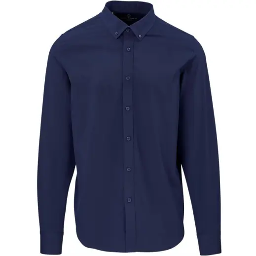 Mens Long Sleeve Alex Varga Sorrento Shirt Navy